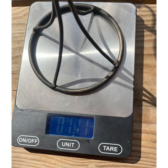 Set Of 3 Vintage Trumpet-Shaped Black Metal Pilar Candle Holders - Picture 13 of 13